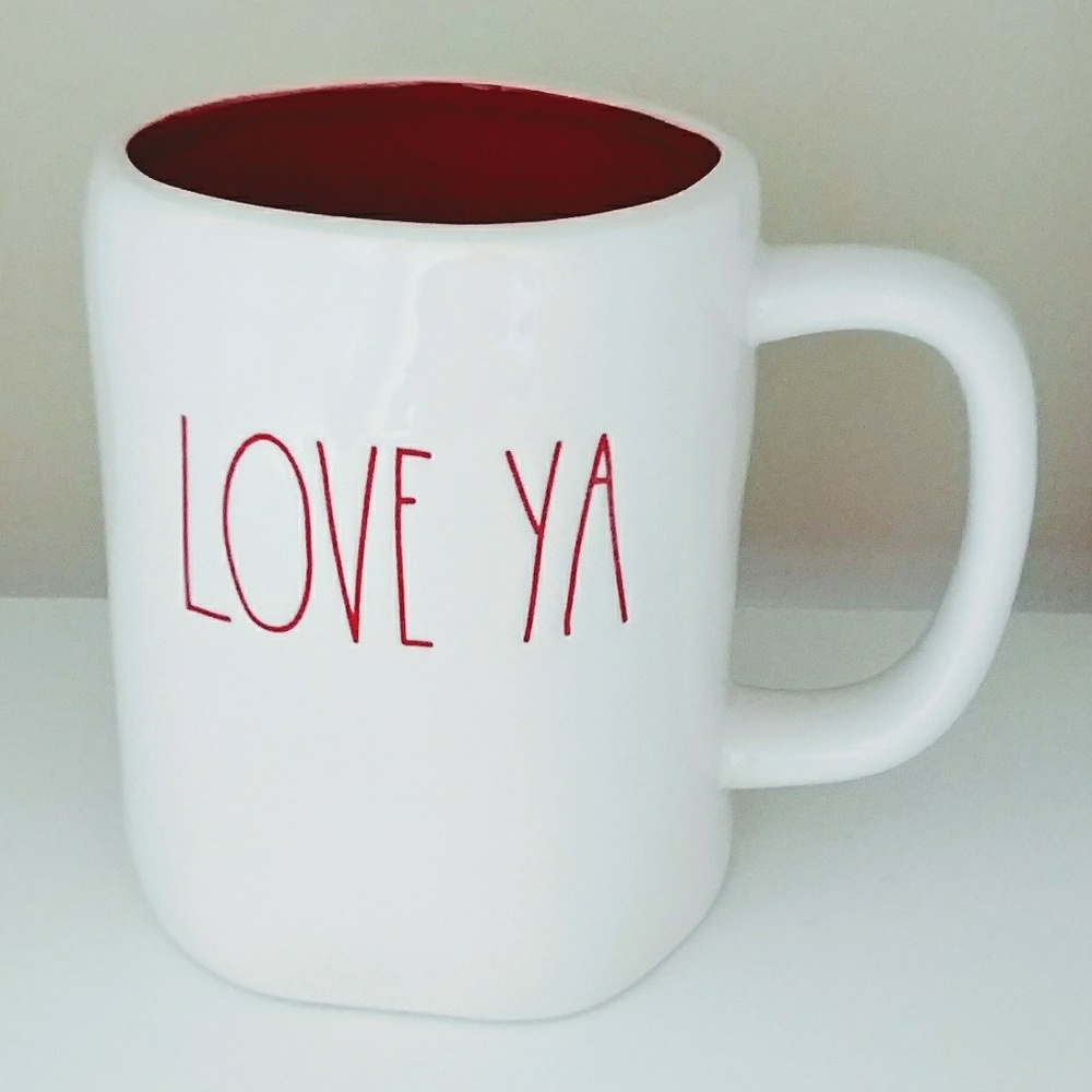 Rae Dunn Love Ya red inside Mug